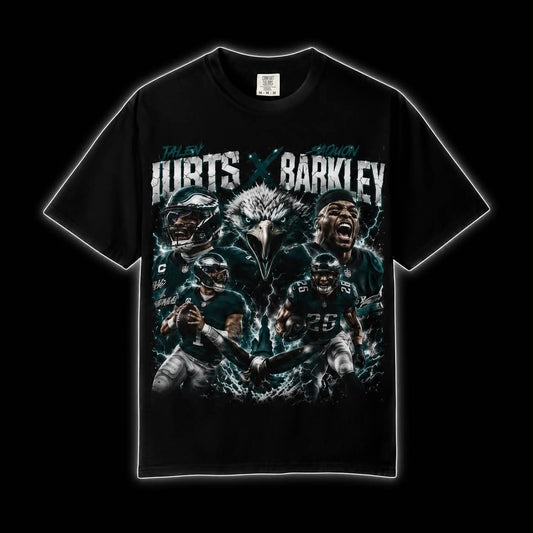Eagles Hurts & Barkley Graphic