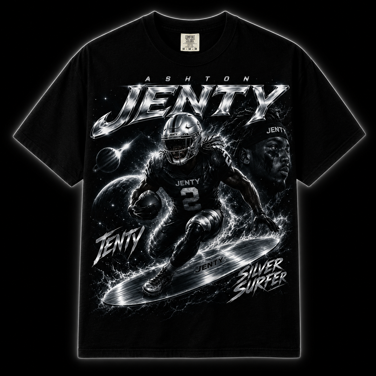Jenty Silver Surfer Graphic