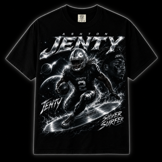 Jenty Silver Surfer Graphic